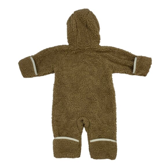 Columbia Foxy Baby Sherpa Bunting Jumpsuit 3/6 Months Infant Brown Fall NEW - Picture 12 of 13